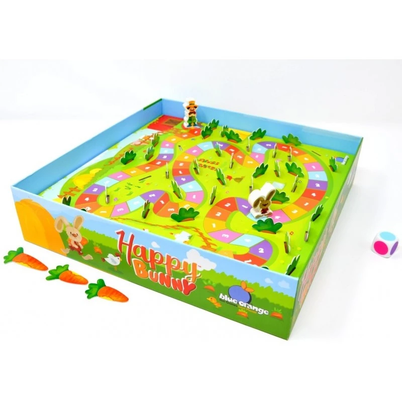 Blue Orange Happy Bunny 2 Blue Orange Happy Bunny – Image 2