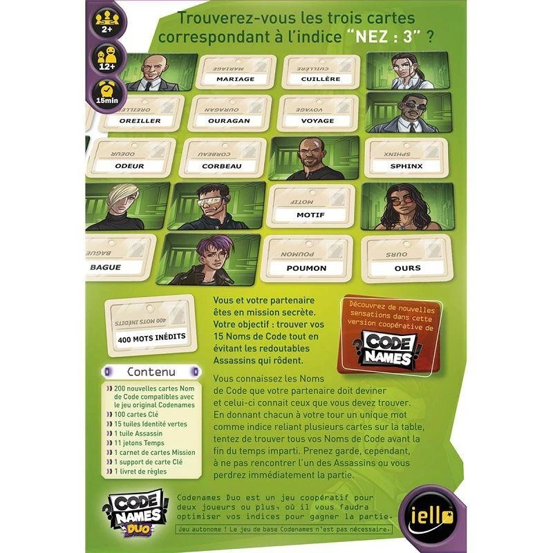 Iello Codenames Duo 3 Iello Codenames Duo – Image 3