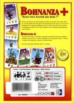 Kikigagne Bohnanza + 5 Kikigagne Bohnanza + -Damier Jeux Magasin kikigagne bohnanza 2