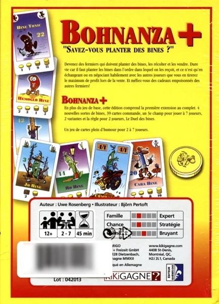 Kikigagne Bohnanza + 3 Kikigagne Bohnanza + – Image 3