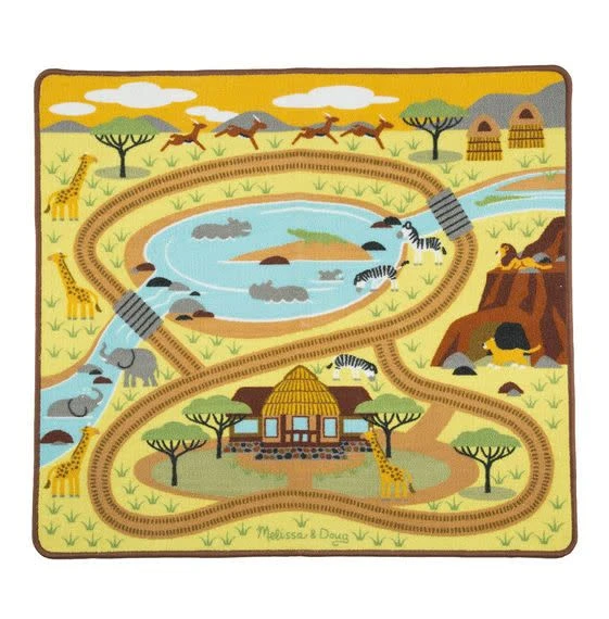 Melissa Et Doug Tapis De Voitures - Safari 1 Melissa Et Doug Tapis De Voitures - Safari